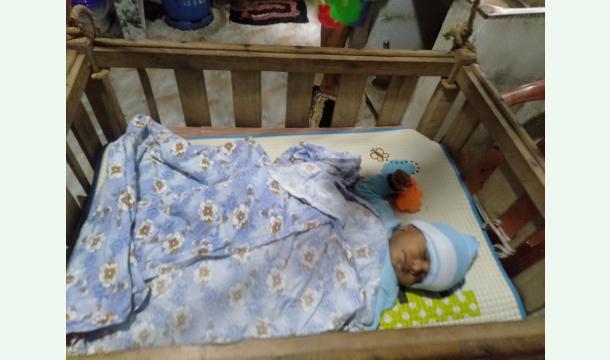 Cover Help my baby to eat,  medicine,  education, give, help me🙏😔