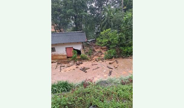 Cover Please help me rebuild my house and property that was destroyed by a landslide.