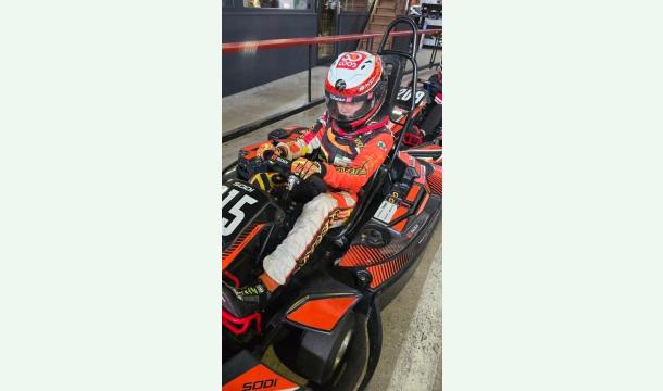 Cover Soutien Thomas Feuz pilote de karting 