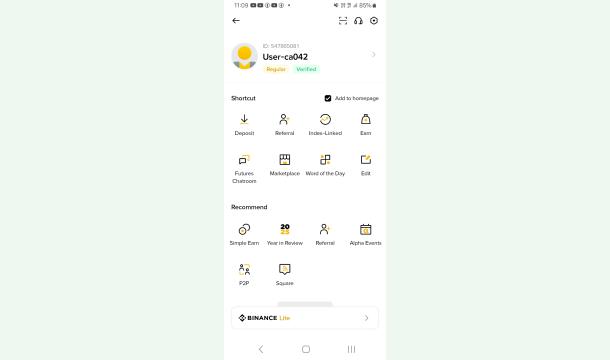 Cover To get dollars to trade on Binance