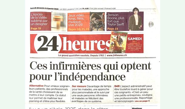 Cover Infirmiers et Infirmières indépendant-es Vaudois-es, Recours contre baisse de Financement Résiduel 