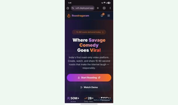 Cover Roastragaram:the next level roasting social app 