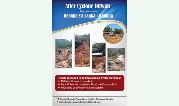 Cover After Cyclone Ditwah - Rebuild Sri Lanka Badulla
