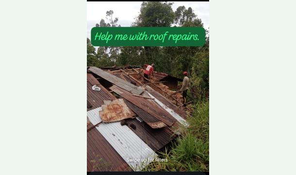 Cover Can I, who am helpless, help you repair the roof of my house🙏🙏🙏🙏.