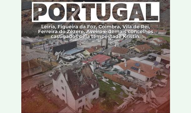 Cover Aide d’urgence au peuple portugais - tempête 