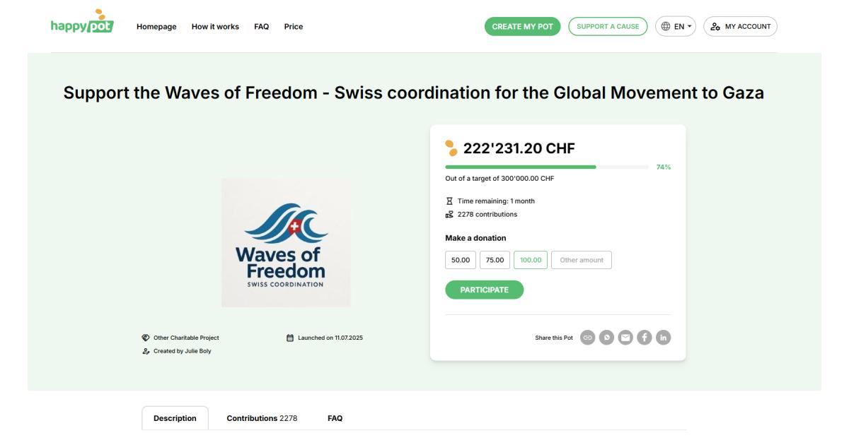 Association suisse collectant des fonds sans site internet grâce à une solution simple et centralisée