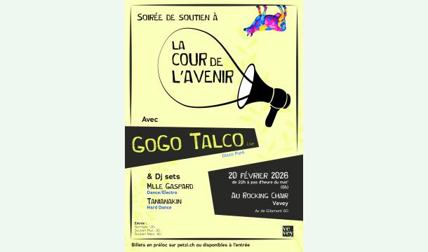 Cover Soirée de soutien pour la Cour de l'Avenir