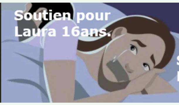 Cover Maximum de soutien pour Laura de 16 ans, Pour que justice ne rime pas avec solitude.