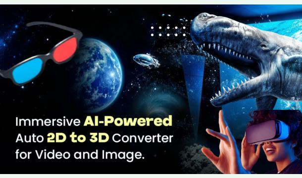 Cover Experience Cinematic Immersive depth 3D at Home from any 2D! Powerful Tools for AR,VR, STL Printing & 3D Video or Cinema by AI-Depthmap